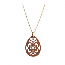 Bohéme Collier Walnuss gold