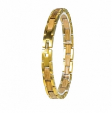 Elementararmband Damen Barrique Gold 9mm