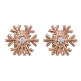 iXXXi Ohrstecker Snowflake rosegold