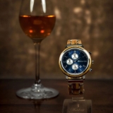 Chronograph Whisky Swiss Mountain Blue | Limited Edition