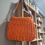 Tasche Pillow samt orange